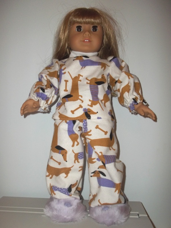 American Girl Dachshund Print Pajamas