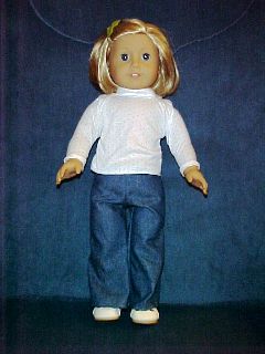 American Girl Jeans Set