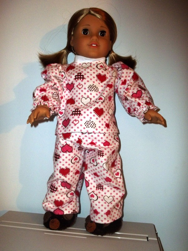 American Girl Valentine Pajamas