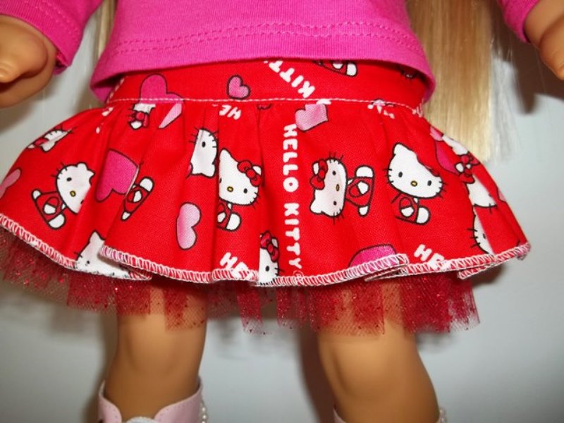 American Girl Valentine Skirt